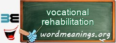 WordMeaning blackboard for vocational rehabilitation